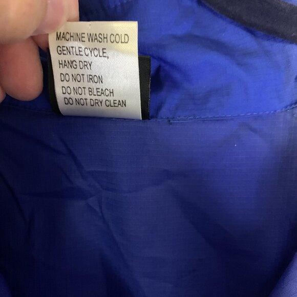 Canari Men's Cycling Jacket Size M Blue Droptail Full Zip Biovent Windbreaker - Picture 7 of 10